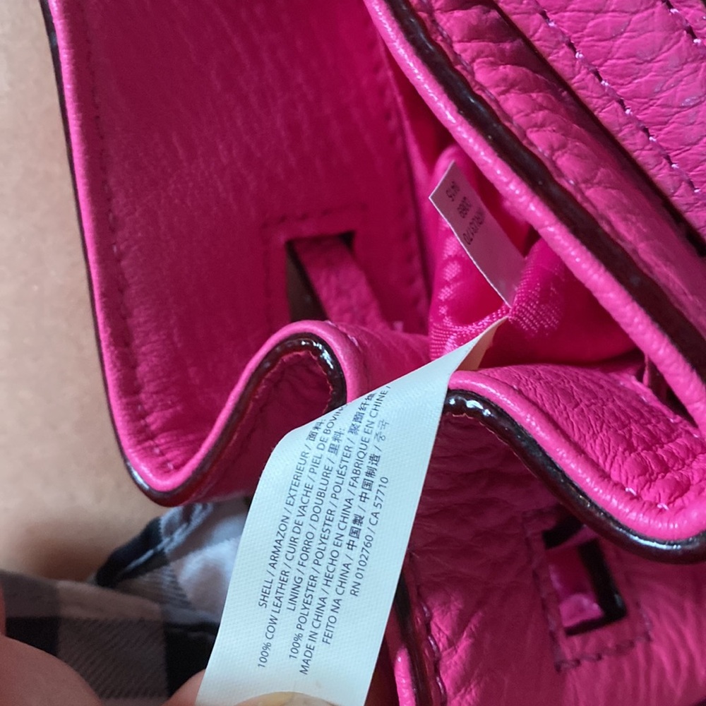 NWOT Kate Spade pink crossbody small bucket leather bag - Picture 7 of 7